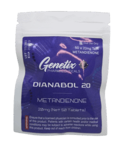 Dianabol Genetix Pharma – Potent 20mg Methandienone Tablets for Muscle Growth