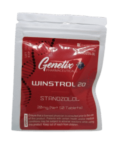 Winstrol Tablets by Genetix Pharma – 20mg, 50 Count for Muscle Growth & Fat Loss