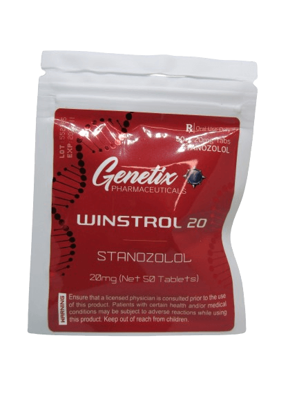 Winstrol Tablets by Genetix Pharma – 20mg, 50 Count for Muscle Growth & Fat Loss