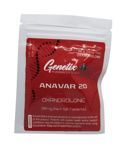Genetix Pharma Anavar Oxandrolone 20mg – Premium Strength and Muscle Growth Enhancer