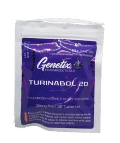 Turinabol 20mg Tablets by Genetix Pharma – 50 Tablets per Bottle