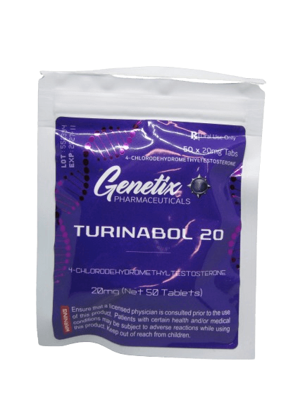 Turinabol 20mg Tablets by Genetix Pharma – 50 Tablets per Bottle